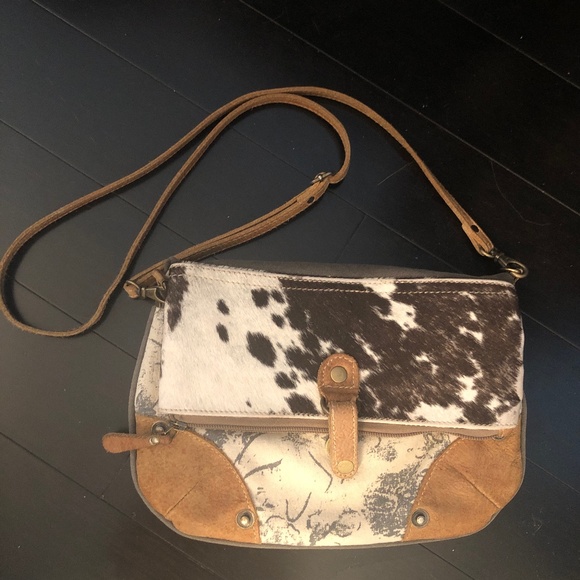 Cottagecore Earthtone Country Cross Shoulder Leather Myra Bag - Picture 1 of 7